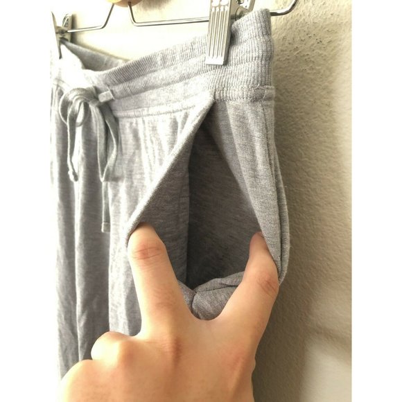 Alfani Women's Sz XS Ultra-Soft Jogger Drawstring Pajama Pants w/ Pockets Gray - Picture 4 of 7